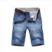 ClassDim Men's Denim Shorts Good Quality Short Jeans Men Cotton Solid Straight Short Jeans Male Blue Casual Short Jeans