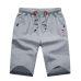 Cotton Shorts Men Summer Beach Short Male Casual Shorts Mens Solid boardshorts High Quality Elastic Fashion Short men S-5XL 1012