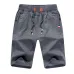 FGKKS Solid Color Men Shorts New Summer Fashion Mens Beach Shorts Cotton Casual Male Shorts Brand Clothing