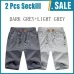 FGKKS Solid Color Men Shorts New Summer Fashion Mens Beach Shorts Cotton Casual Male Shorts Brand Clothing
