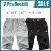 FGKKS Solid Color Men Shorts New Summer Fashion Mens Beach Shorts Cotton Casual Male Shorts Brand Clothing