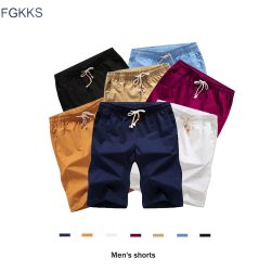 FGKKS Summer Shorts Men 2018 Fashion Brand Men Short Pants Fashion Streetwear Shorts Homme Short Slim Fit Men