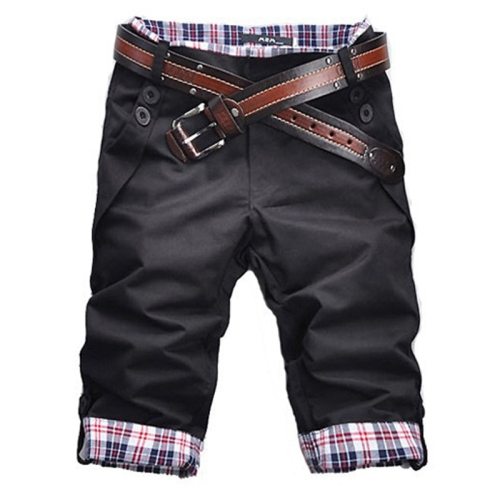 High Quality Men's Shorts 2019 Summer Mens Shorts Casual Slim Fit Short Men Streetwear Cargo Shorts Man Clothes Knee Length