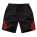 LBL Striped Shorts Men Summer Men's Sportswear Casual Boardshorts Man Zipper Pocket Breathable Mens Short Trousers New Fashion