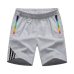 LBL Striped Shorts Men Summer Men's Sportswear Casual Boardshorts Man Zipper Pocket Breathable Mens Short Trousers New Fashion