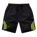 LBL Striped Shorts Men Summer Men's Sportswear Casual Boardshorts Man Zipper Pocket Breathable Mens Short Trousers New Fashion