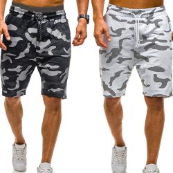 Laamei 2019 New Men Camouflage Shorts Casual Male Hot Sale Military Cargo Shorts Knee Length Mens Summer Short Pants Homme