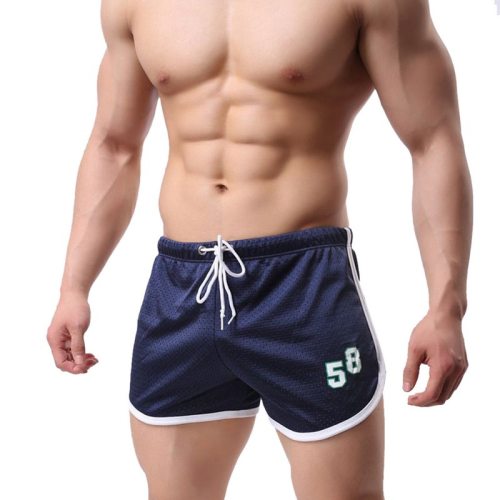 Laamei Quick Dry Clothes Mens New 2019 Casual Shorts Household Male Shorts Bandage Straps Inside Trunks Beach Casual Shorts