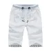 MYAZHOU 5XL Men's Summer Casual Shorts 2019 Solid Color Elastic Waist Fashion Men's Shorts 100% Cotton Brand men Clothing Shorts