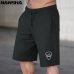 Men 2018 Summer New Loose Cotton Shorts Man Gyms Fitness Knee Length Sweatpants Male Jogger Workout  Brand Short Pants