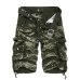 Men Shorts 2019 Fashion Plaid Beach Shorts Mens Casual Camo Camouflage Shorts Military Short Pants Male Bermuda Cargo Overalls