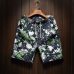 Men's beach shorts personality printing 2019 summer thin section breathable comfort casual men's linen shorts large size M-5XL