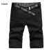 Mwxsd Brand Summer Fashion Mens Shorts Casual Cotton Slim Bermuda Masculina Beach Shorts Joggers Trousers Knee Length Shorts -38