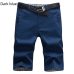 Mwxsd Brand Summer Fashion Mens Shorts Casual Cotton Slim Bermuda Masculina Beach Shorts Joggers Trousers Knee Length Shorts -38