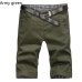 Mwxsd Brand Summer Fashion Mens Shorts Casual Cotton Slim Bermuda Masculina Beach Shorts Joggers Trousers Knee Length Shorts -38