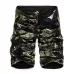 New 2019 Men Cargo Shorts Casual Loose Short Pants Camouflage Military Summer Style Knee Length Plus Size 10 Colors Shorts Men