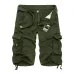 New 2019 Men Cargo Shorts Casual Loose Short Pants Camouflage Military Summer Style Knee Length Plus Size 10 Colors Shorts Men
