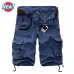New 2019 Men Cargo Shorts Casual Loose Short Pants Camouflage Military Summer Style Knee Length Plus Size 10 Colors Shorts Men