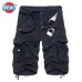 New 2019 Men Cargo Shorts Casual Loose Short Pants Camouflage Military Summer Style Knee Length Plus Size 10 Colors Shorts Men
