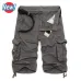 New 2019 Men Cargo Shorts Casual Loose Short Pants Camouflage Military Summer Style Knee Length Plus Size 10 Colors Shorts Men