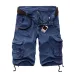 New 2019 Men Cargo Shorts Casual Loose Short Pants Camouflage Military Summer Style Knee Length Plus Size 10 Colors Shorts Men