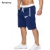 New Fashion Men Sporting Beaching Shorts Trousers Cotton Bodybuilding Sweatpants Fitness Short Jogger Casual Gyms Men Shorts