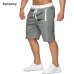 New Fashion Men Sporting Beaching Shorts Trousers Cotton Bodybuilding Sweatpants Fitness Short Jogger Casual Gyms Men Shorts