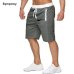 New Fashion Men Sporting Beaching Shorts Trousers Cotton Bodybuilding Sweatpants Fitness Short Jogger Casual Gyms Men Shorts