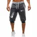 New Fashion Summer Leisure Men Knee Length Shorts Color Patchwork JUST BREAK IT Joggers Short Sweatpants Man Bermuda Shorts