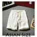 Sinicism Store Colorful Cotton Linen Summer Shorts Men 2019 Beach Shorts Mens Khaki Joggers Shorts Casual White Sweatshorts 5XL