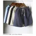 Sinicism Store Colorful Cotton Linen Summer Shorts Men 2019 Beach Shorts Mens Khaki Joggers Shorts Casual White Sweatshorts 5XL