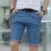 Solid Shorts Men Plaid Ruched Hem Short Male Fashion Shorts Plus Size Summer Mens Shorts Cotton Casual Brand Style marque homme