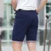 Solid Shorts Men Plaid Ruched Hem Short Male Fashion Shorts Plus Size Summer Mens Shorts Cotton Casual Brand Style marque homme