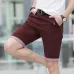 Solid Shorts Men Plaid Ruched Hem Short Male Fashion Shorts Plus Size Summer Mens Shorts Cotton Casual Brand Style marque homme