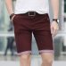 Summer Casual Shorts Men Plaid Hem Cotton Short Pants Fashion Streetwear Shorts Bermuda Homme Short Pantalon Court Plus Size Men