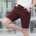 Summer Casual Shorts Men Plaid Hem Cotton Short Pants Fashion Streetwear Shorts Bermuda Homme Short Pantalon Court Plus Size Men