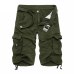 Summer Men's Camo Cargo Shorts Cotton Military Camouflage Male Jogger Board Shorts Fashion Breathable Business Short DA023