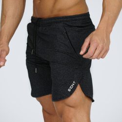 Summer Mens Slim Brand Shorts Calf-Length Fitness Bodybuilding Fashion Casual Gyms Jogger Workout Beach Short pants Sportswear