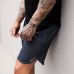 Summer New Mens Fitness Shorts Fashion Casual Gyms Bodybuilding Workout Male Calf-Length Short Pants Brand Sweatpants Sportswear