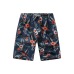 Summer Print Swiming Shorts Men Drawstring Casual Sunga Masculina Loose Quick Dry Board Shorts Elastic Waist Usa Beach Shorts