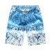 Summer Print Swiming Shorts Men Drawstring Casual Sunga Masculina Loose Quick Dry Board Shorts Elastic Waist Usa Beach Shorts