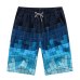 Summer Print Swiming Shorts Men Drawstring Casual Sunga Masculina Loose Quick Dry Board Shorts Elastic Waist Usa Beach Shorts