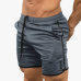 Summer Style Mens Slim shorts Calf-Length Fitness Bodybuilding Male Casual Workout Breathable Mesh short Pants Beach Sweatpants