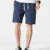 Summer casual Shorts Mens Linen Cotton solid loose man Drawstring soft Comfortable Flax shorts bermuda plus size 5XL K66