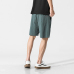 Summer casual Shorts Mens Linen Cotton solid loose man Drawstring soft Comfortable Flax shorts bermuda plus size 5XL K66