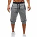 Summer men Leisure Men Knee Length Shorts Color Patchwork Joggers Short Sweatpants Trousers Men Bermuda Shorts roupa masculina