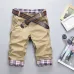 UZZDSS 2019 New Man's Casual Shorts Pocket Cargo Shorts Fashion Men's Brand-clothing Knee Length Shorts For Men Plus Size 3XL