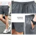 Varsanol Men's Shorts New 2018 Polyester Shorts For Men Summer Solid Breathable Elastic Waist Casual Man Shorts Male 11colors
