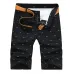 Woodvoice Brand Men Shorts Summer Fashion Solid Color Casual Male Shorts Bermuda Masculina Knee Length Plus Size 28-40 Straight