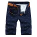 Woodvoice Brand Men Shorts Summer Fashion Solid Color Casual Male Shorts Bermuda Masculina Knee Length Plus Size 28-40 Straight